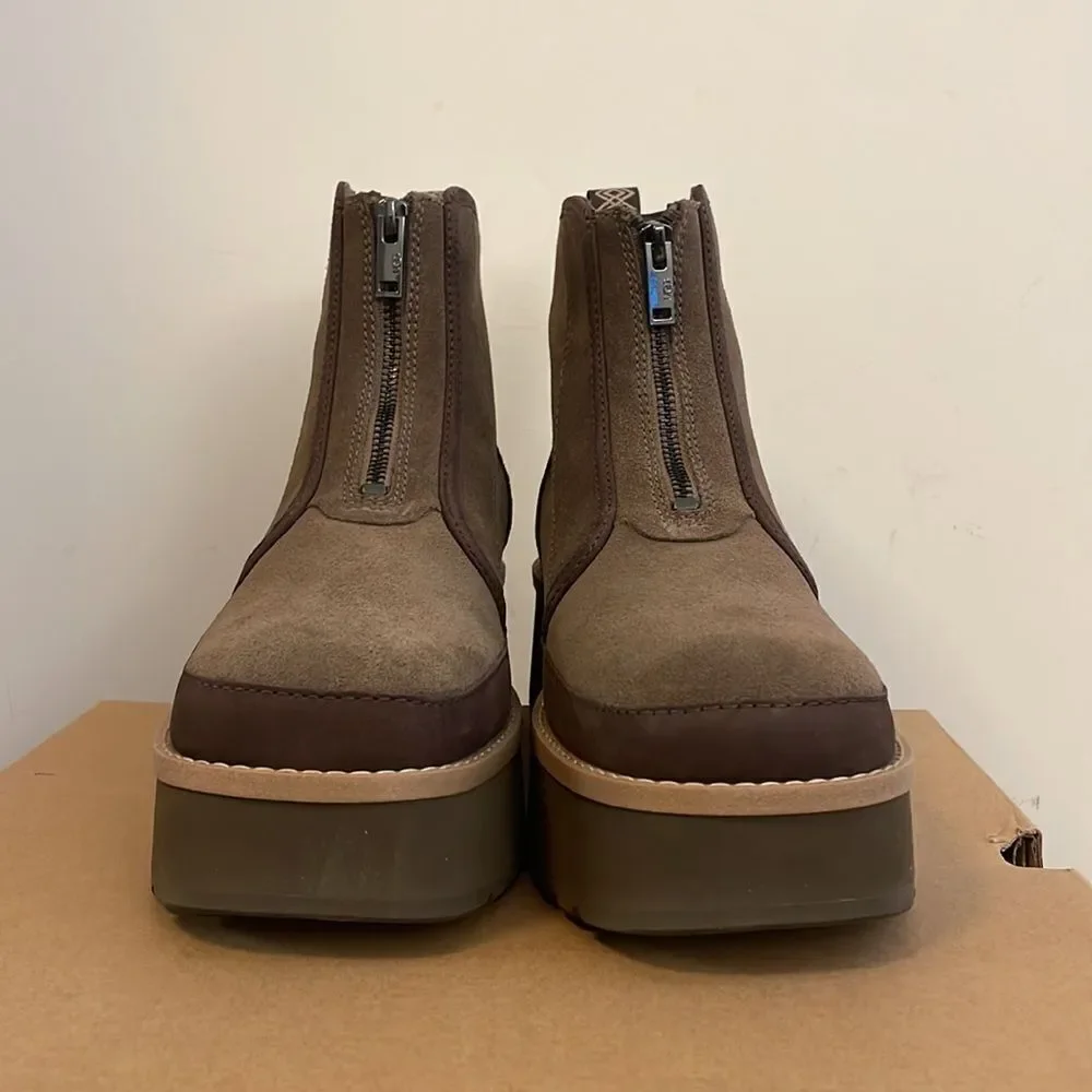 UGG Cityfunc Zip Hickory Boots USA Women 10/UK 8/EU 41